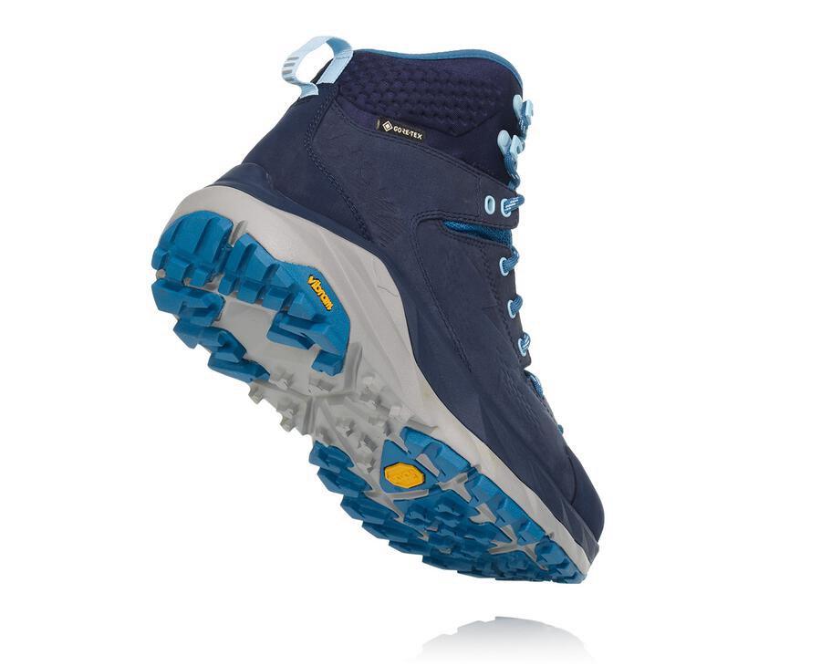 Hiking Boots Womens - Hoka One One Kaha GORE-TEX - Navy - QKCOHAE-48